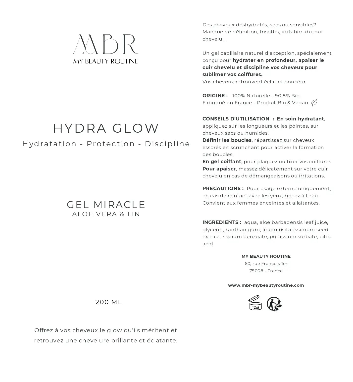 Pack Boost & Force™ - Croissance & Hydratation MY BEAUTY ROUTINE