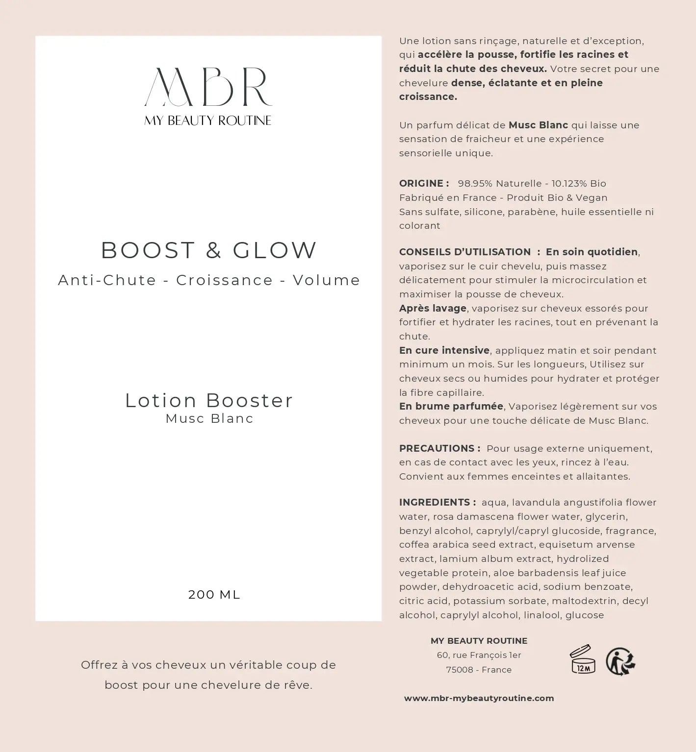 Pack Boost & Force™ - Croissance & Hydratation MY BEAUTY ROUTINE